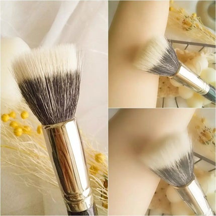 山羊毛パウダーブラシ/Rownyeon/メイクブラシを使ったクチコミ(4枚目)