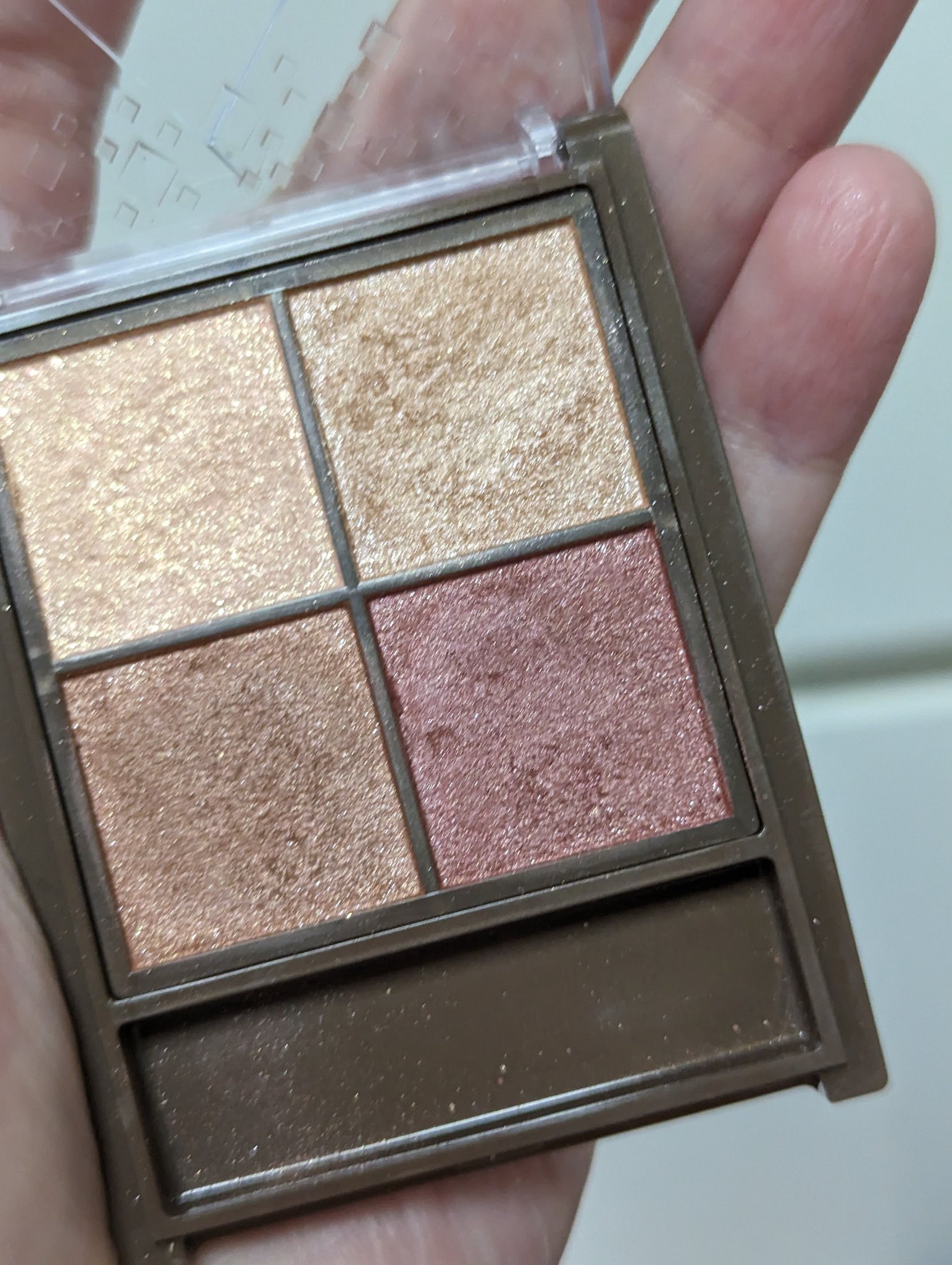 ニュアンスオンアイシャドウ 03 ブロンズレッド/CEZANNE/アイシャドウパレットを使ったクチコミ（3枚目）