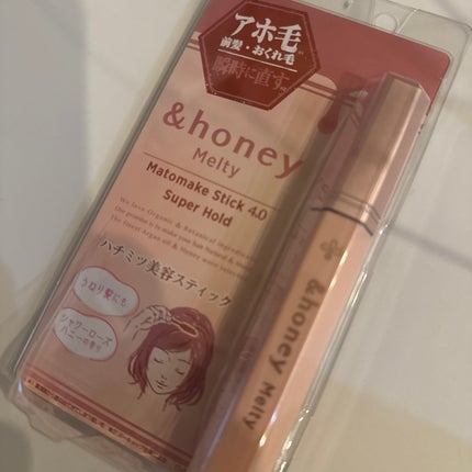 アンドハニー メルティ マトメイクスティック スーパーホールド 4.0/&honey/ヘアジェルを使ったクチコミ(1枚目)