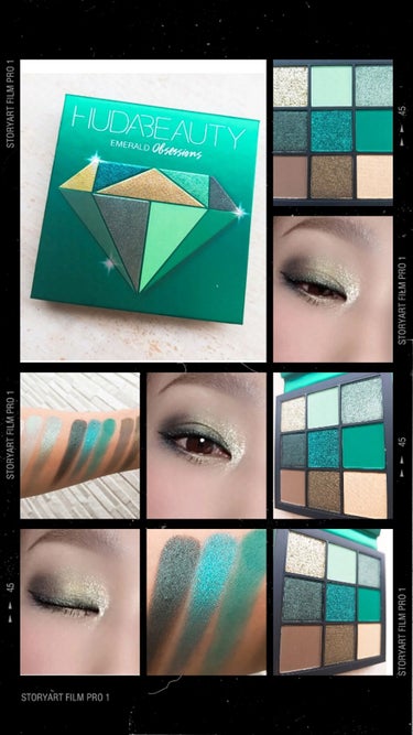 Obsessions Eyeshadow Palette/Huda Beauty/アイシャドウパレットを使ったクチコミ（1枚目）