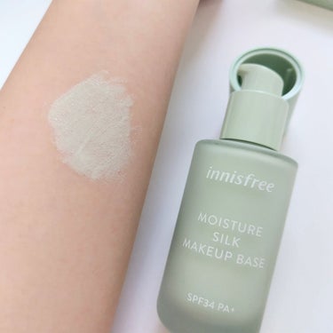 モイスチャー シルク ベース SPF34/PA+ 2 グリーン/innisfree/化粧下地を使ったクチコミ（3枚目）