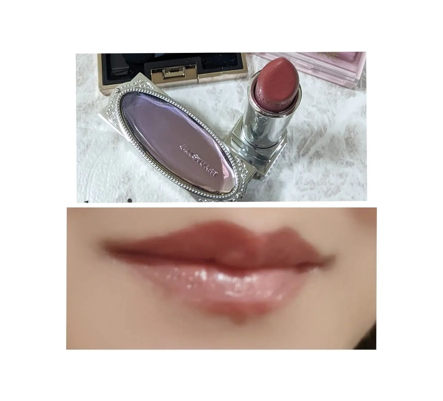 ルージュ リップジュエル ジェミーサテン/JILL STUART/口紅を使ったクチコミ（3枚目）