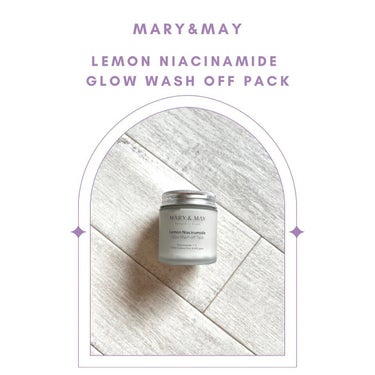 レモンナイアシンアミドグロウウォッシュオフパック /MARY&MAY/洗い流すパック・マスクを使ったクチコミ（2枚目）
