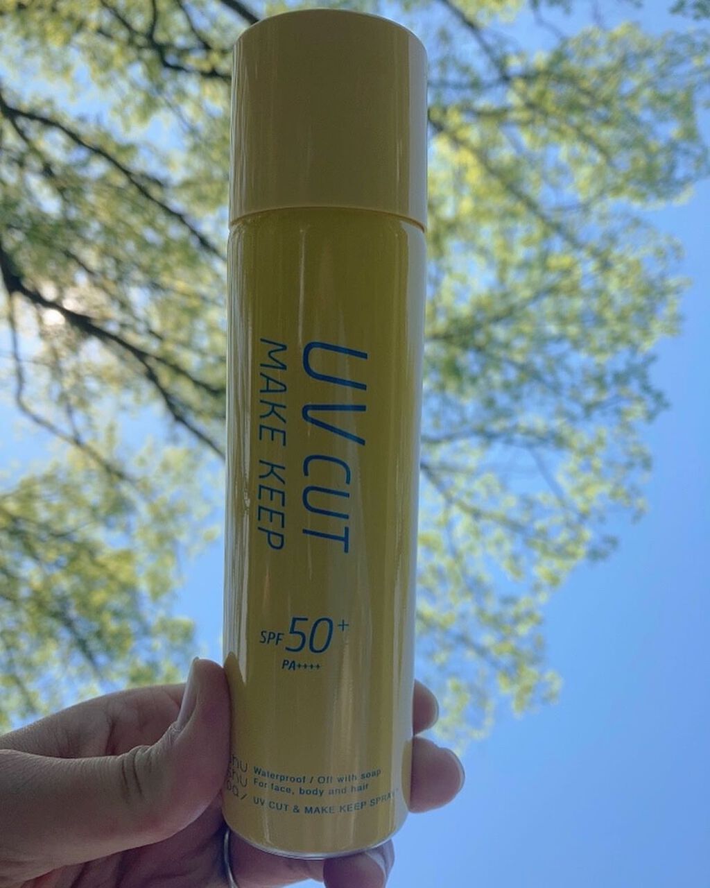 UVカット&メイクキープスプレー+ /shushupa!/日焼け止めミスト・スプレーを使ったクチコミ(1枚目)