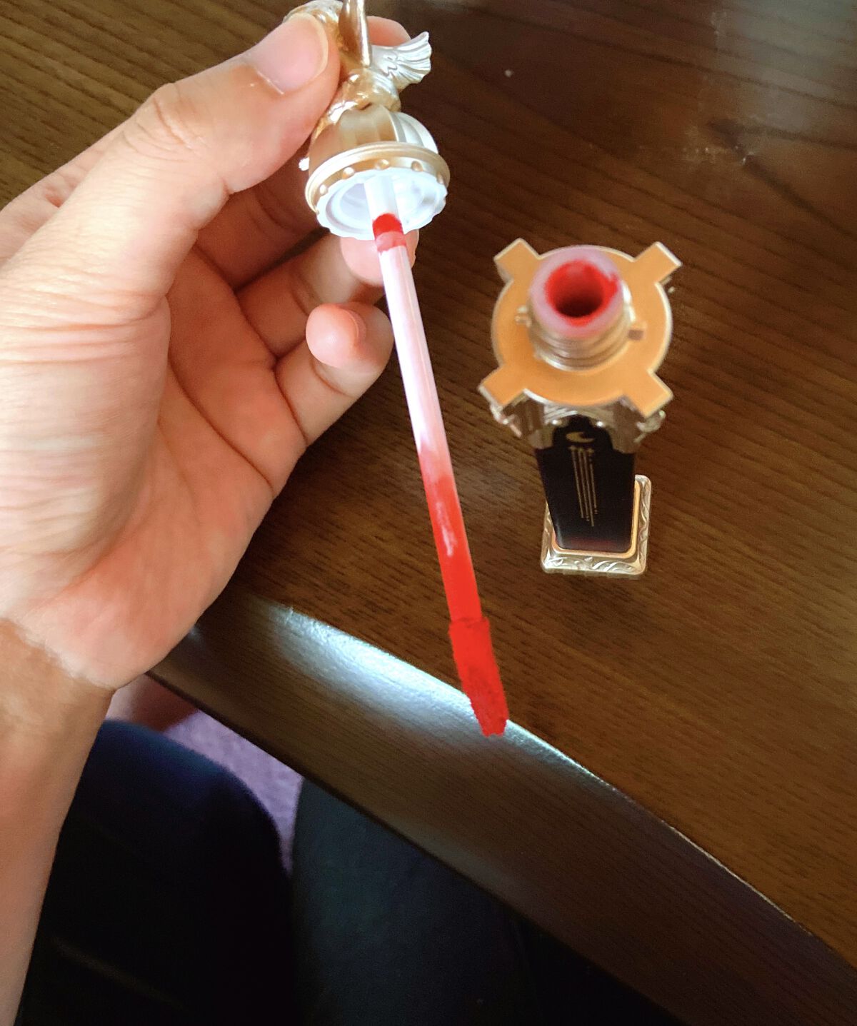 リトルエンジェルフェザーマットリップ B02 リバティーエンジェル/FlowerKnows/口紅を使ったクチコミ（2枚目）