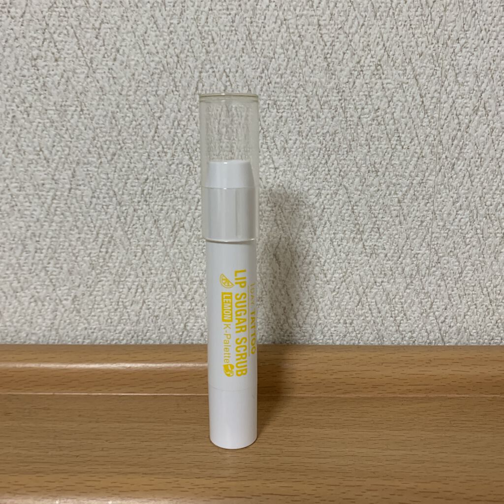 リップシュガースクラブモイストa 02 レモン/K-パレット/リップスクラブを使ったクチコミ（1枚目）