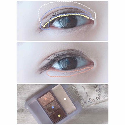 マジョルック(イルミネーター) BR799 妖艶/MAJOLICA MAJORCA/アイシャドウパレットを使ったクチコミ(3枚目)