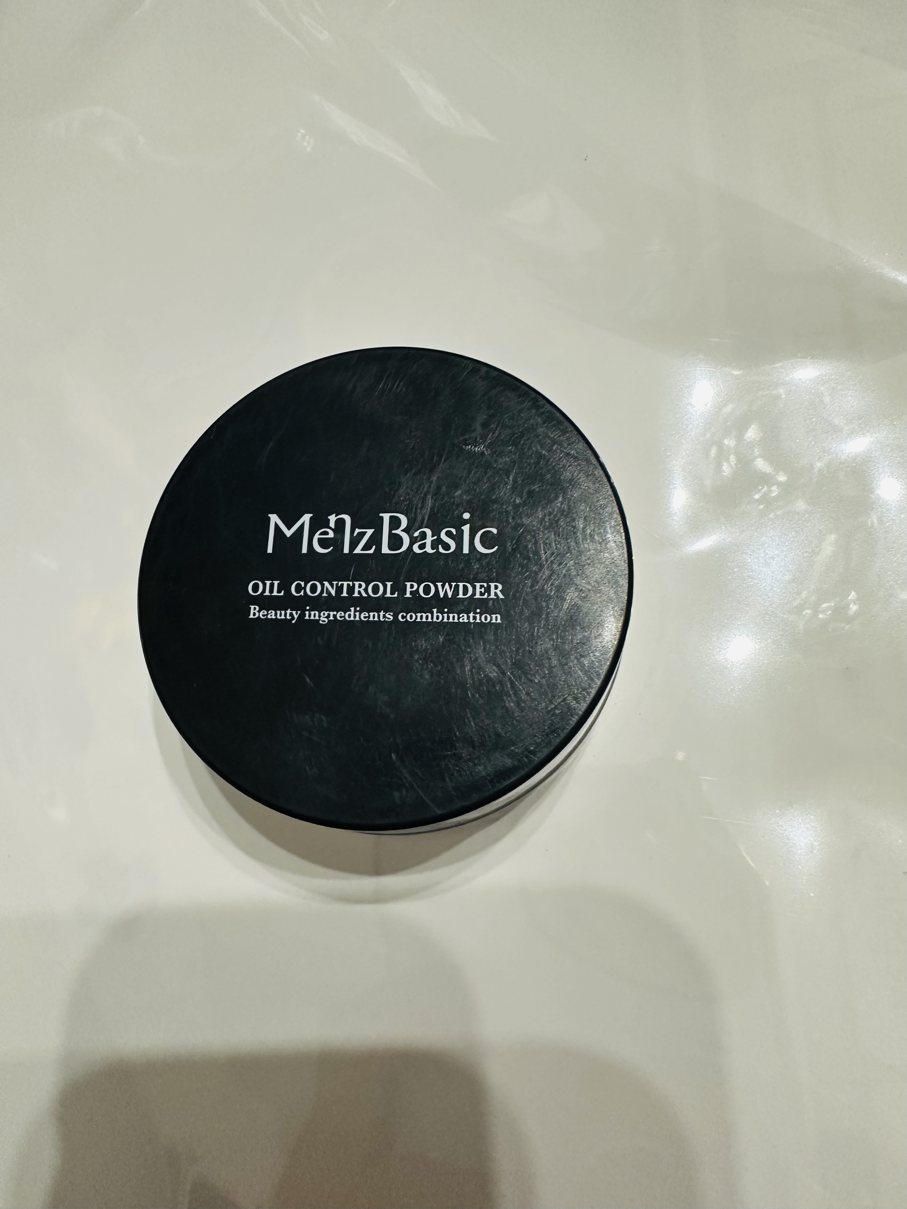 メンズベーシック テカリ防止パウダー  フェイスパウダー クリア/MenzBasic/パウダーファンデーションを使ったクチコミ（1枚目）