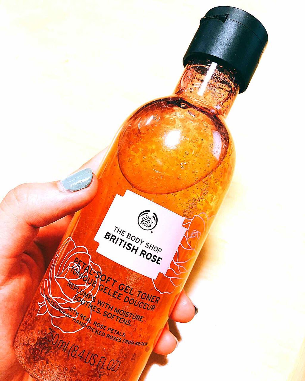 ブリティッシュ ペタルソフトジェルトナー/THE BODY SHOP/化粧水を使ったクチコミ（1枚目）