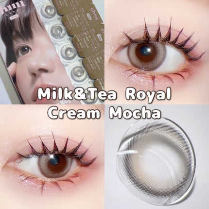 chuuLENS Milk&Tea 1day/chuu LENS/ワンデー(1DAY)カラコンを使ったクチコミ(1枚目)