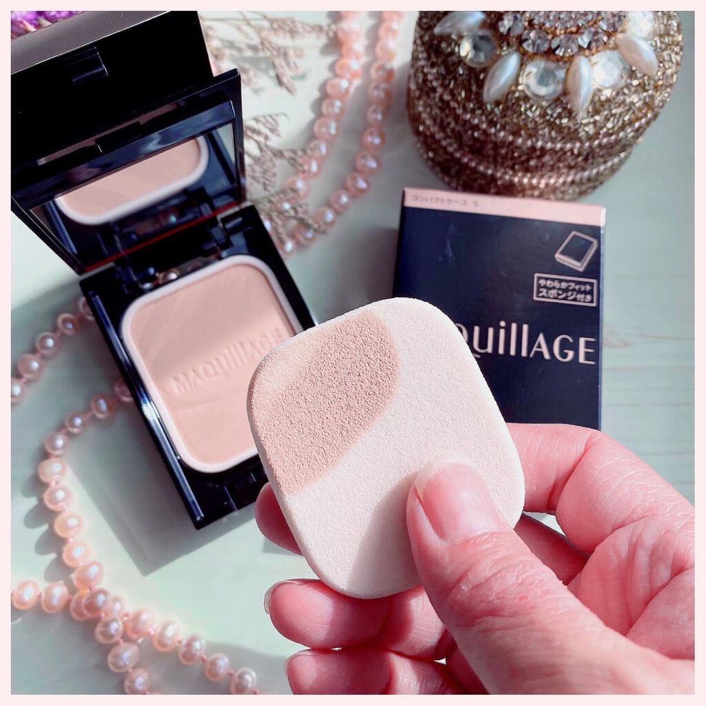 ドラマティックパウダリー EX/マキアージュ/パウダーファンデーションを使ったクチコミ(3枚目)