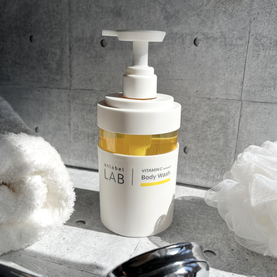 アンレーベル　ラボ　V　クリーミーモイスト　ボディウォッシュ/unlabel/ボディソープを使ったクチコミ（1枚目）