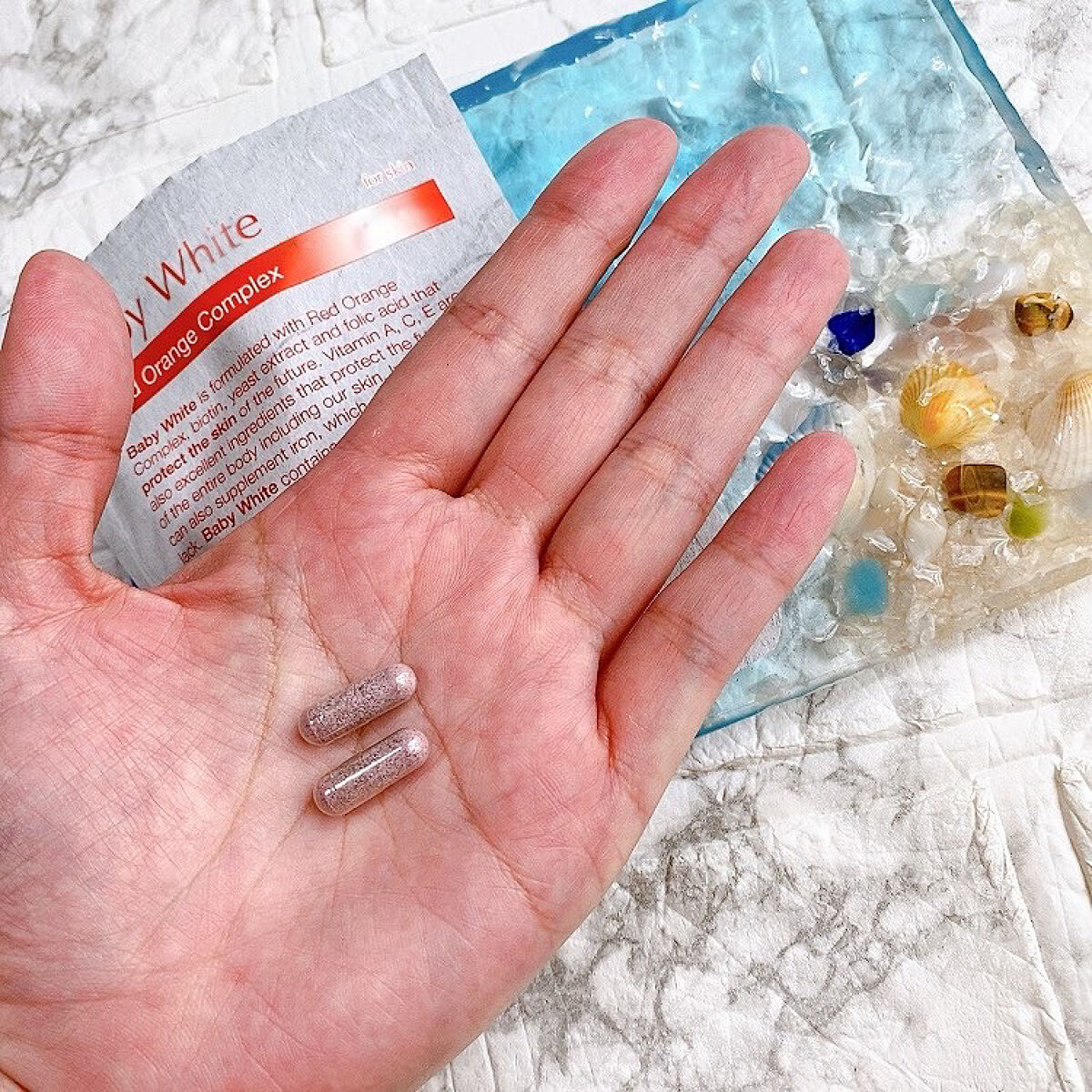 Baby White 60粒/renaTerra/美容サプリメントを使ったクチコミ（2枚目）