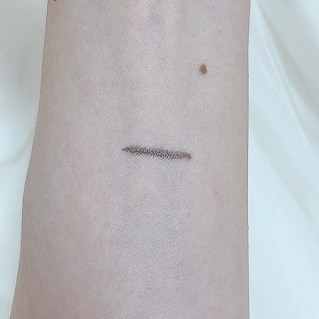 リキッドアイライナー 01 ダークブラウン/coou/リキッドアイライナーを使ったクチコミ（3枚目）