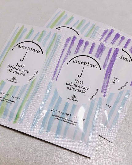 H2O バランスケア シャンプー/トリートメント/amenimo(アメニモ)/市販シャンプーを使ったクチコミ(1枚目)