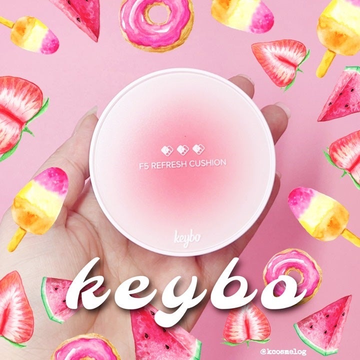 F5 リフレッシュクッション/keybo/クッションファンデーションを使ったクチコミ(1枚目)