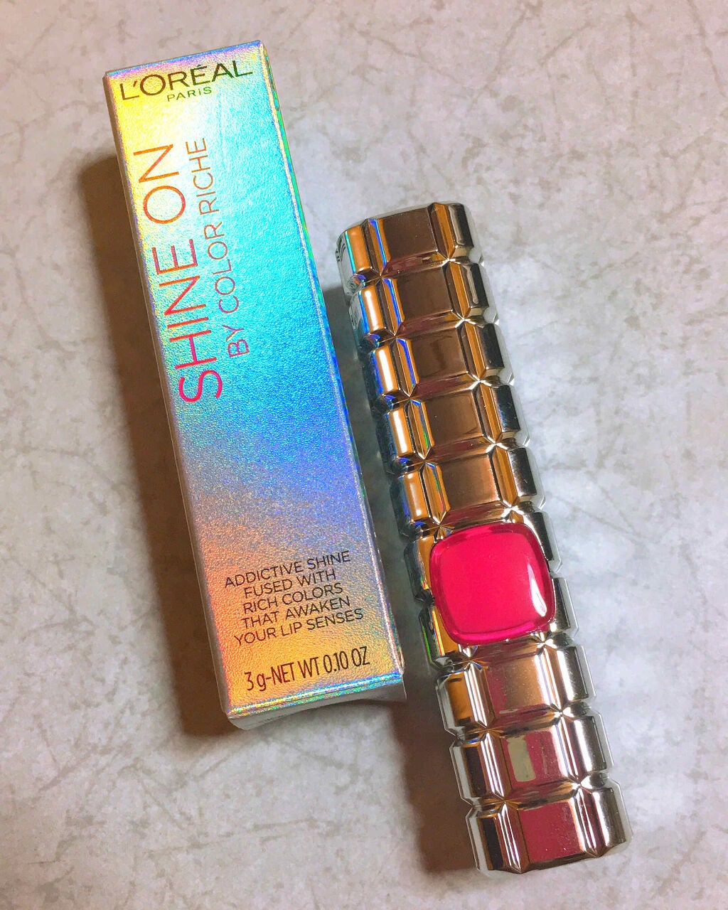 シャインオン/ロレアル パリ/口紅を使ったクチコミ(1枚目)