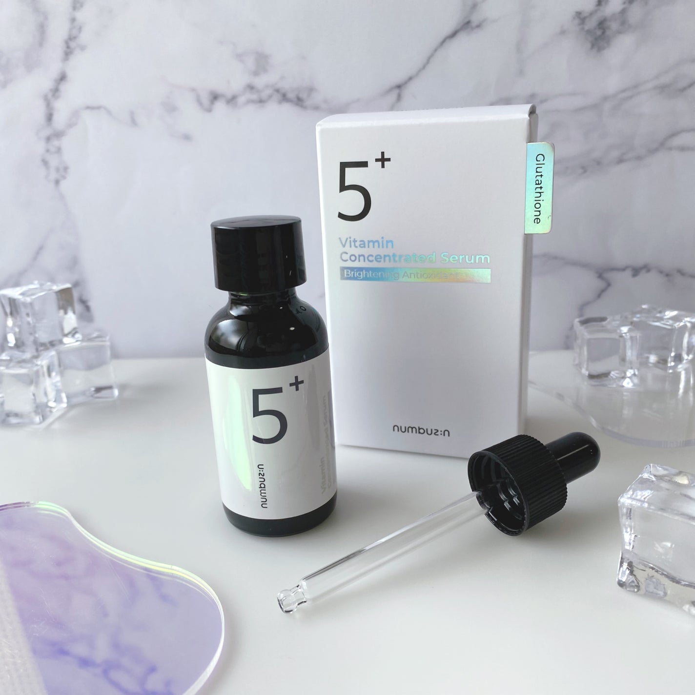 5番 白玉グルタチオンC美容液/numbuzin/美容液を使ったクチコミ(1枚目)