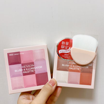 ブラッシュ&イルミネーター パレット/REVLON/パウダーチークを使ったクチコミ(3枚目)