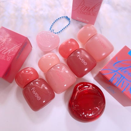 フィー リップアンドチーク グローイジェリーポット/fwee/リップグロスを使ったクチコミ(2枚目)