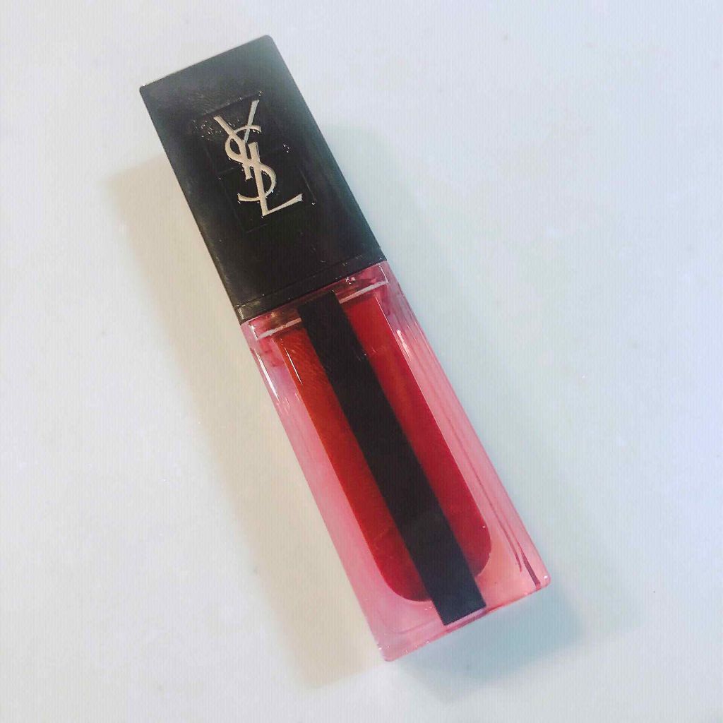 ルージュ ピュールクチュール ヴェルニ ウォーターステイン/YVES SAINT LAURENT BEAUTE/口紅を使ったクチコミ(1枚目)