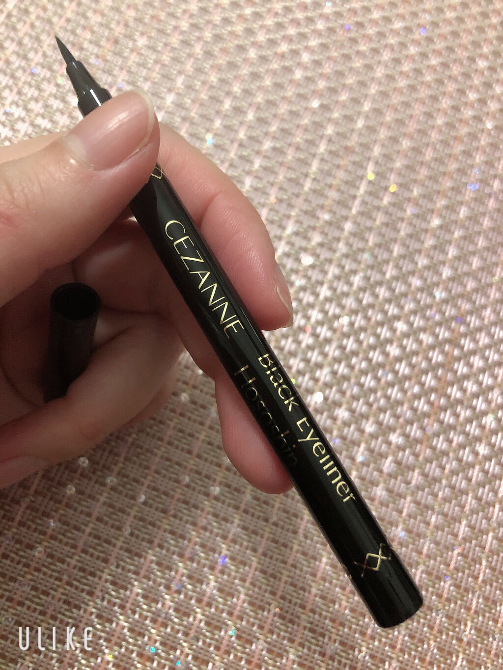 ブラックアイライナー細芯 ブラック/CEZANNE/リキッドアイライナーを使ったクチコミ（3枚目）