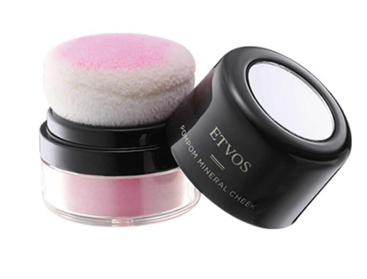 未使用 鏡付き ETVOS ポンポン　ミネラルチーク 6点セット 試してみた】エトヴォス ポンポンミネラルチークの人気色