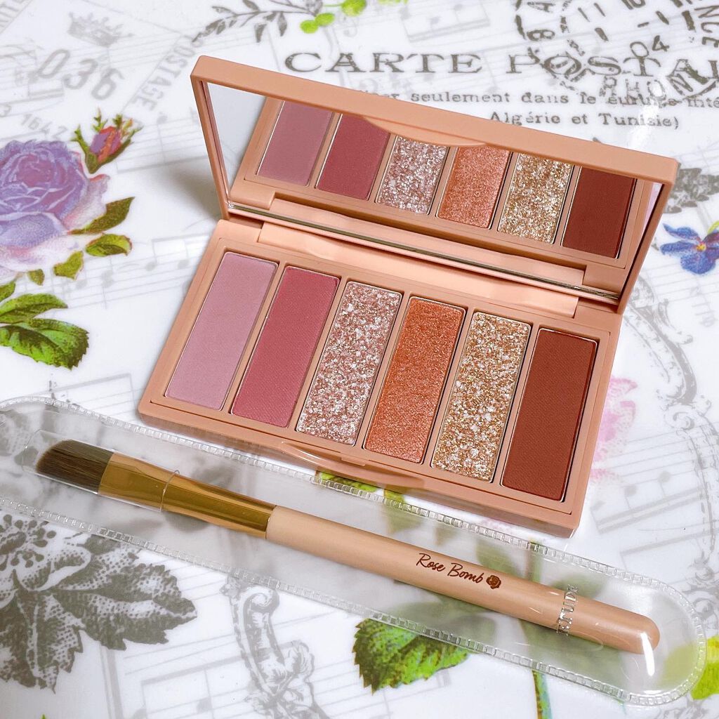 プレイカラーアイズミニ　ローズボム/ETUDE/アイシャドウパレットを使ったクチコミ（1枚目）