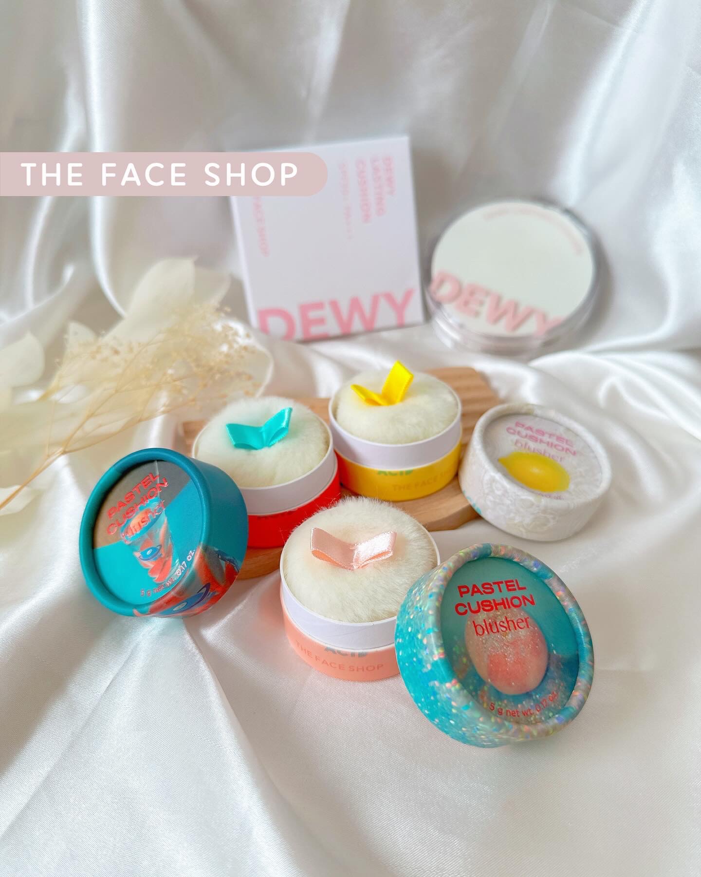 パステルクッションブラッシャー/THE FACE SHOP/パウダーチークを使ったクチコミ（1枚目）