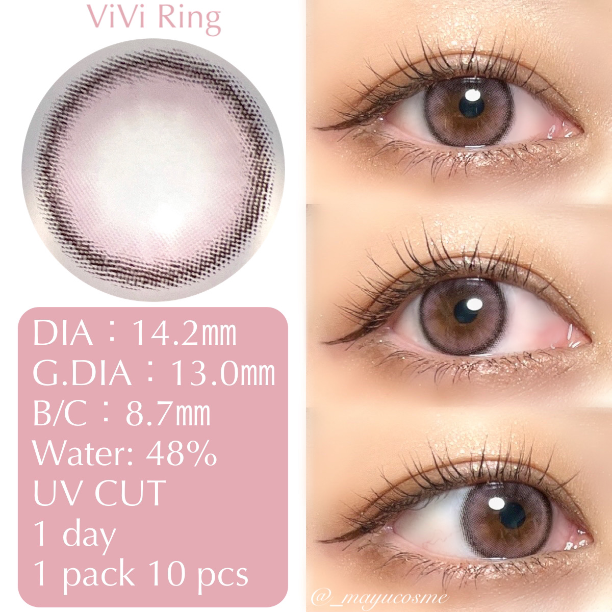 FrenchShine1day/OLENS/ワンデー（１DAY）カラコンを使ったクチコミ（2枚目）