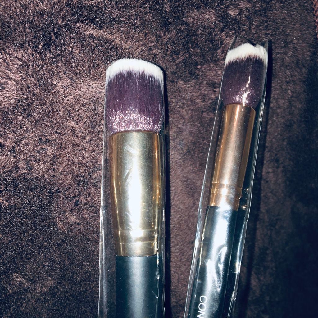 貴族のゴールド メイクブラシ11本セット 化粧ポーチ付き/SIXPLUS/メイクブラシを使ったクチコミ(1枚目)