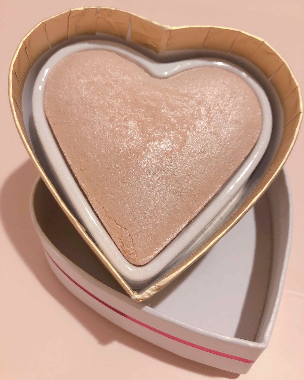 ブラッシング ハート/MAKEUP REVOLUTION/パウダーチークを使ったクチコミ(2枚目)