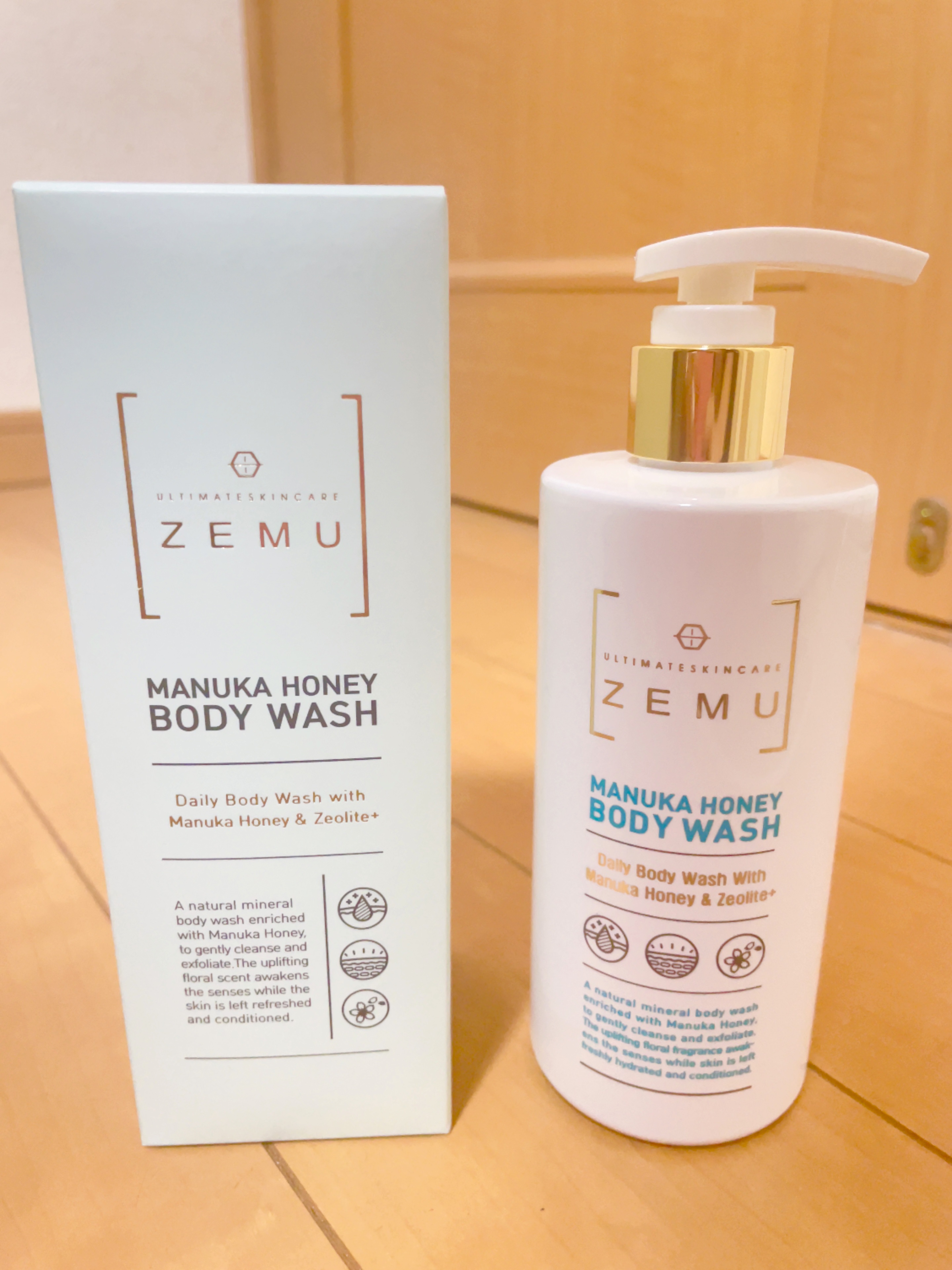 マヌカハニーボディウォッシュ/ZEMU/ボディローションを使ったクチコミ（1枚目）