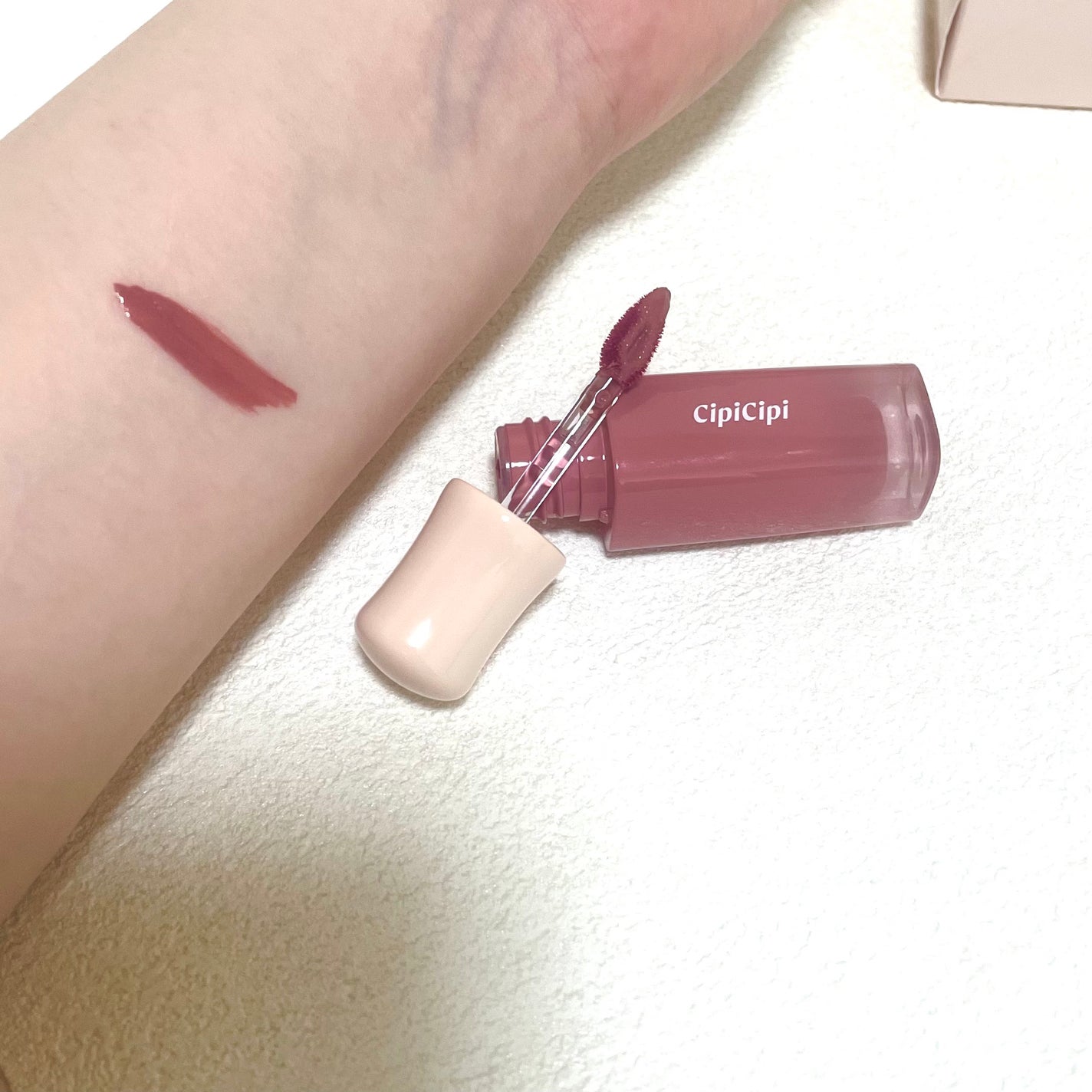 デューイフィルムティント/CipiCipi/リップティントを使ったクチコミ(2枚目)