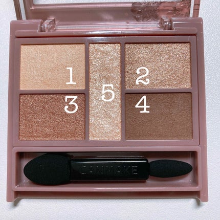 パーフェクトスタイリストアイズ/キャンメイク/アイシャドウパレットを使ったクチコミ(2枚目)