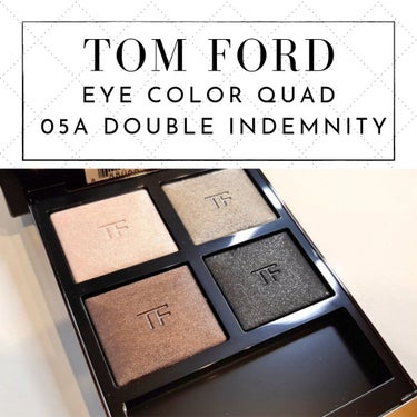 アイ カラー クォード 05A ダブル インデムニティー/TOM FORD BEAUTY/アイシャドウパレットを使ったクチコミ（1枚目）