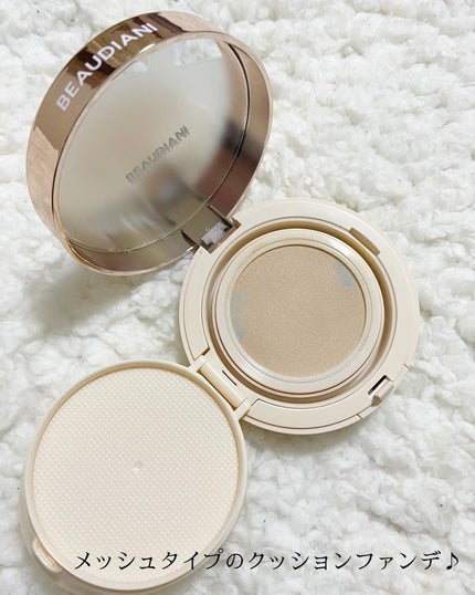 メッシュタイトアップクッション/BEAUDIANI/クッションファンデーションを使ったクチコミ(4枚目)
