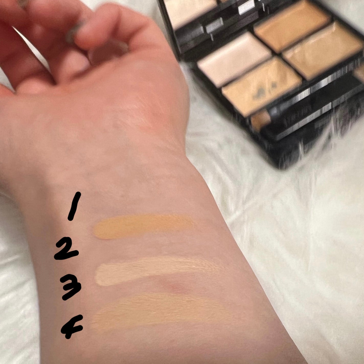 トーンパーフェクティング パレット/DECORTÉ/パレットコンシーラーを使ったクチコミ(2枚目)