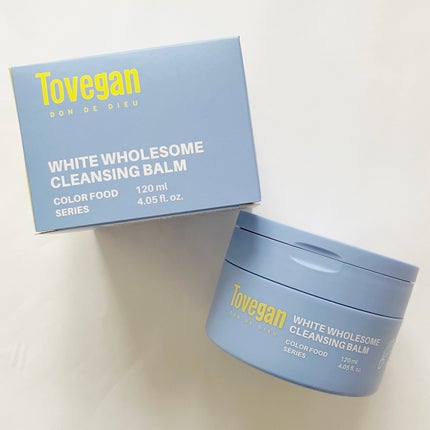 カラーフードシリーズホワイトホールサムクレンジングバーム/Tovegan/クレンジングバームを使ったクチコミ(2枚目)