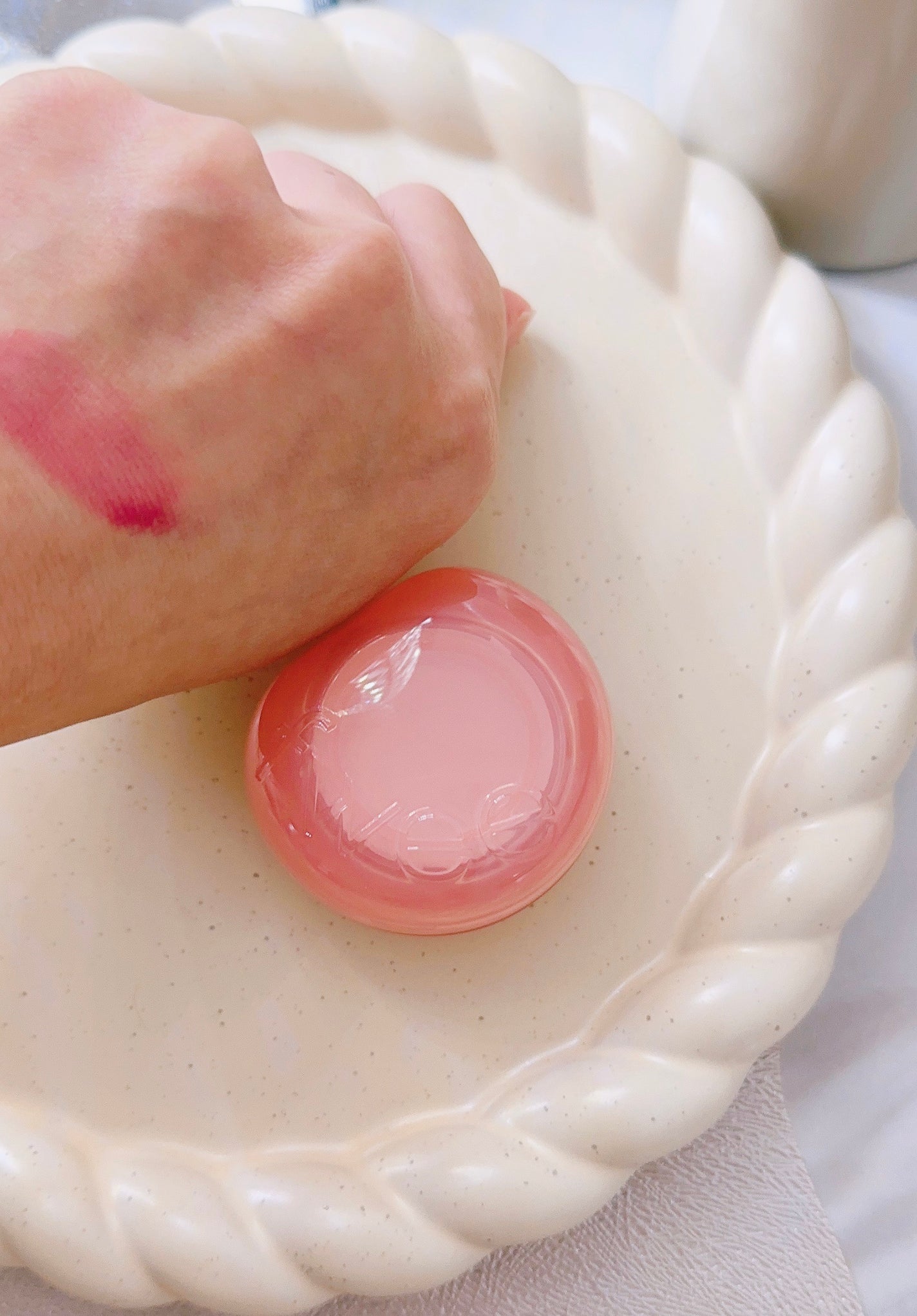 フィー リップアンドチーク グローイジェリーポット/fwee/リップグロスを使ったクチコミ(1枚目)