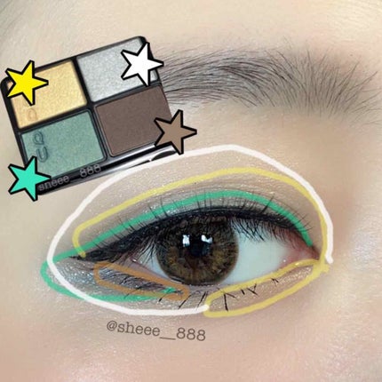 2018 クリスマス アイシャドウ コンパクト/SUQQU/アイシャドウパレットを使ったクチコミ(4枚目)