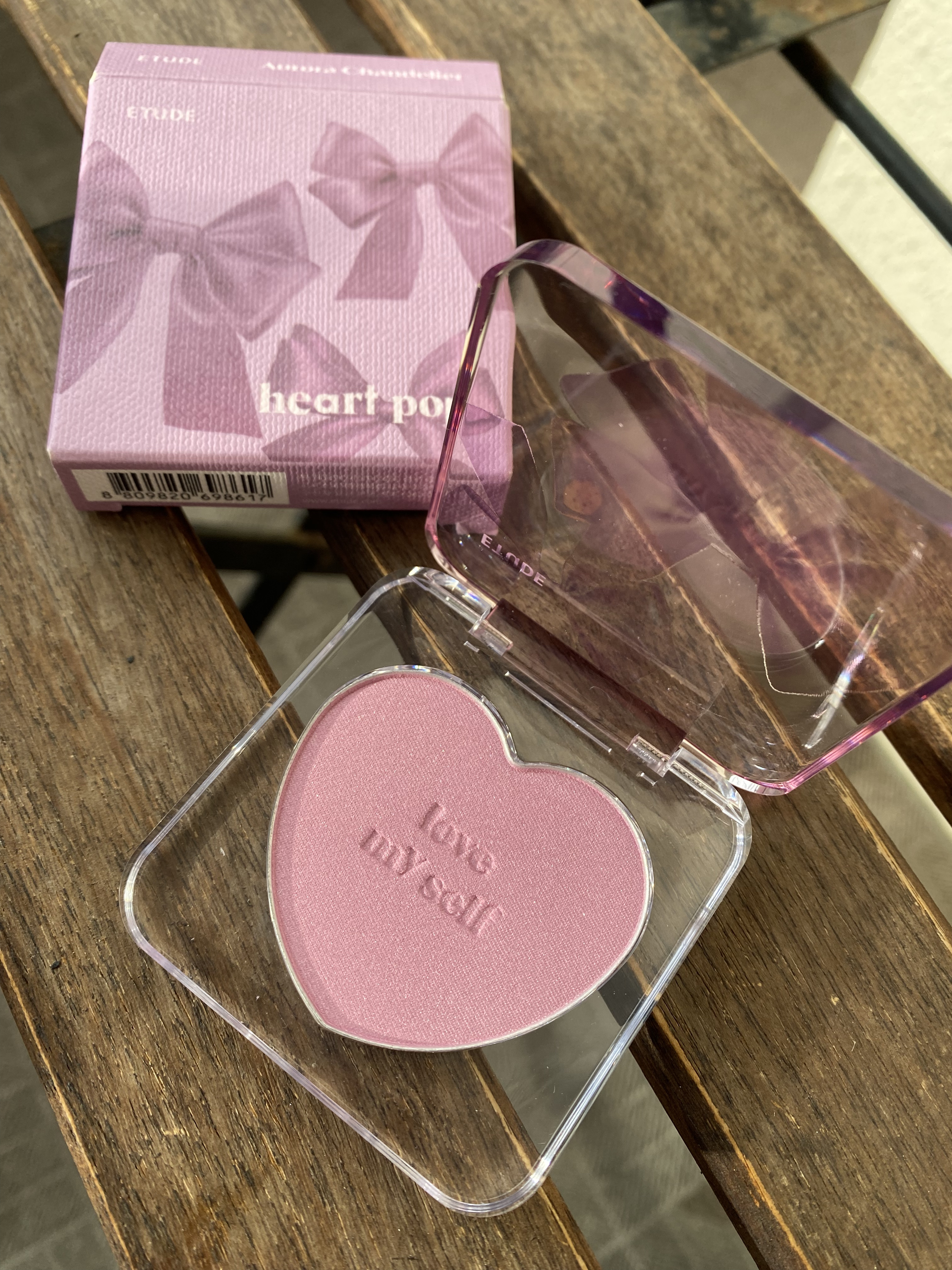 ハートポップブラッシャー/ETUDE/パウダーチークを使ったクチコミ（3枚目）