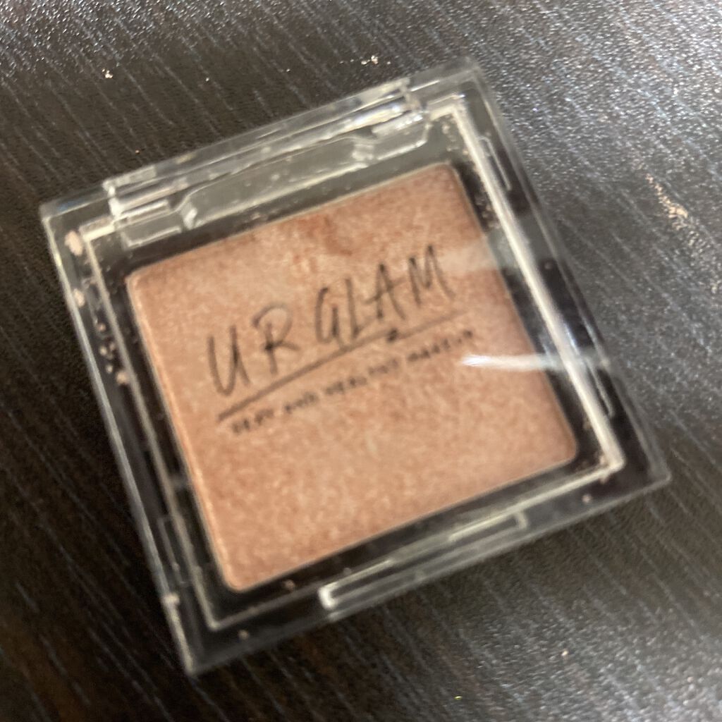 UR GLAM　POWDER EYESHADOW ヌーディーピンク〈パールラメ〉/U R GLAM/単色アイシャドウを使ったクチコミ（1枚目）