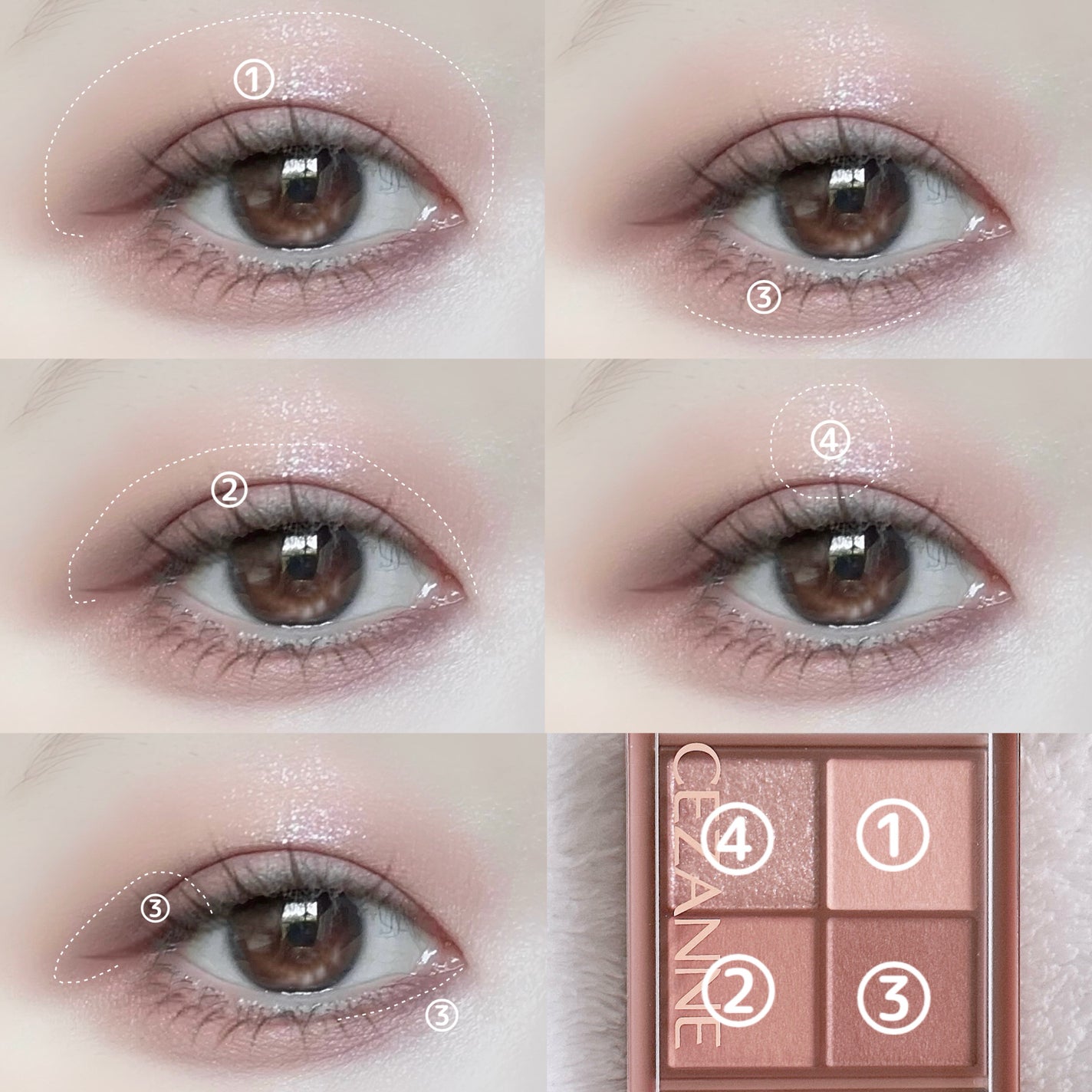 ビタートーンアイシャドウ/CEZANNE/パウダーアイシャドウを使ったクチコミ(2枚目)