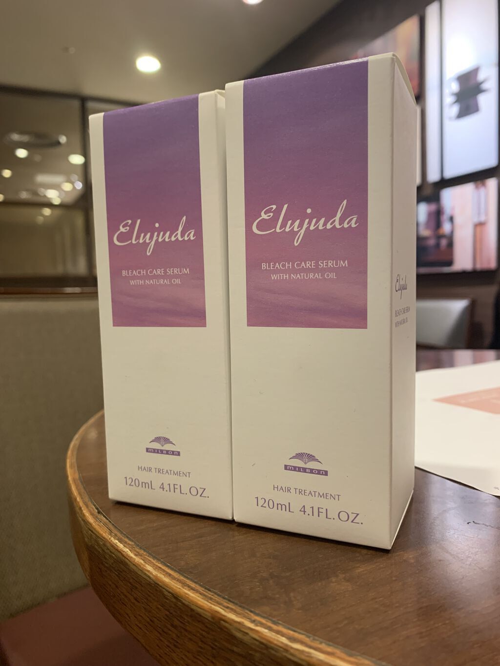 エルジューダブリーチケアセラム/ミルボン/ヘアオイルを使ったクチコミ（3枚目）