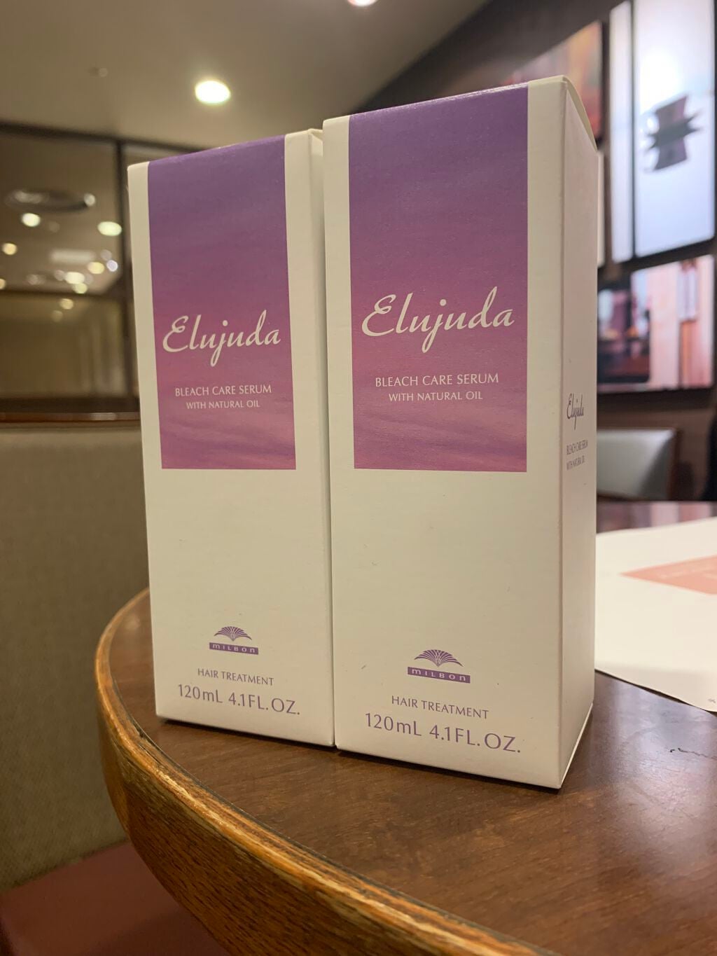 エルジューダブリーチケアセラム/ミルボン/ヘアオイルを使ったクチコミ(3枚目)