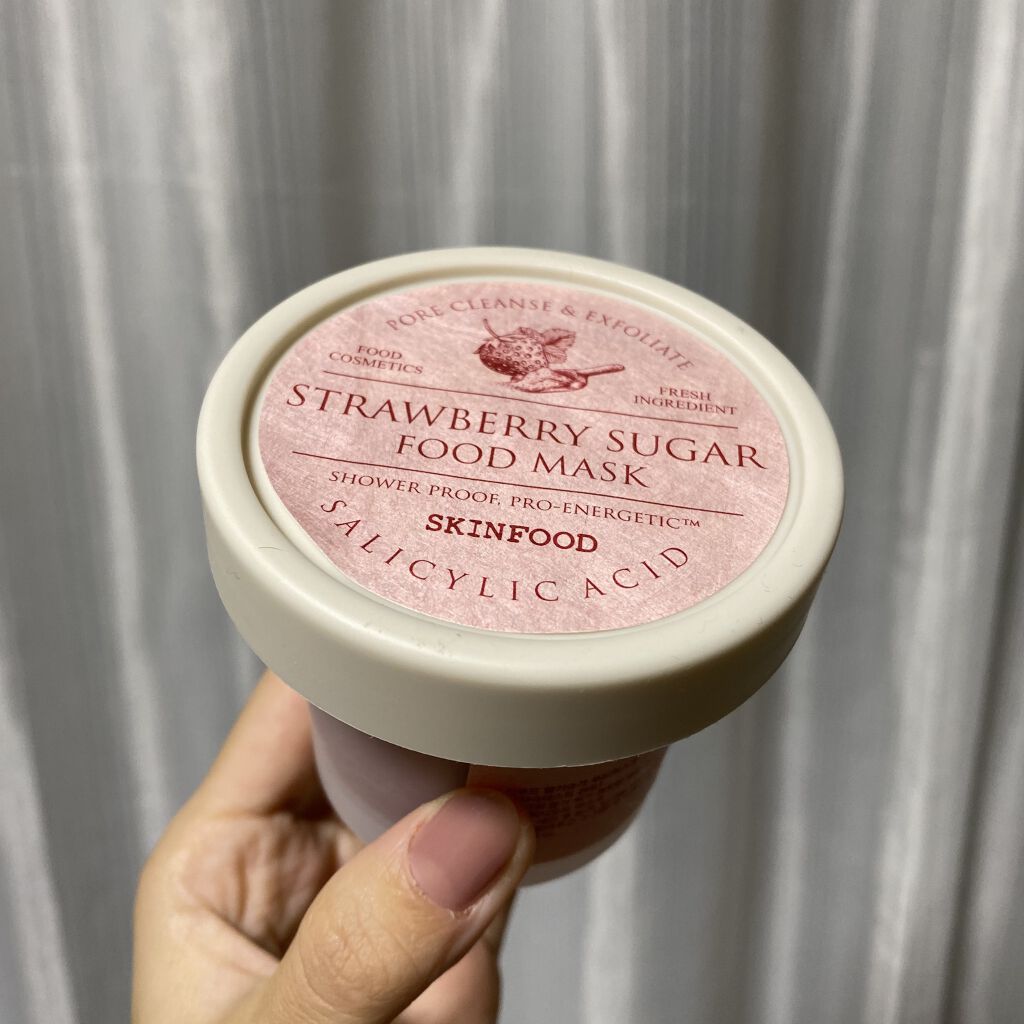 ブラックシュガー ストロベリーマスク ウォッシュオフ/SKINFOOD/洗い流すパック・マスクを使ったクチコミ（2枚目）