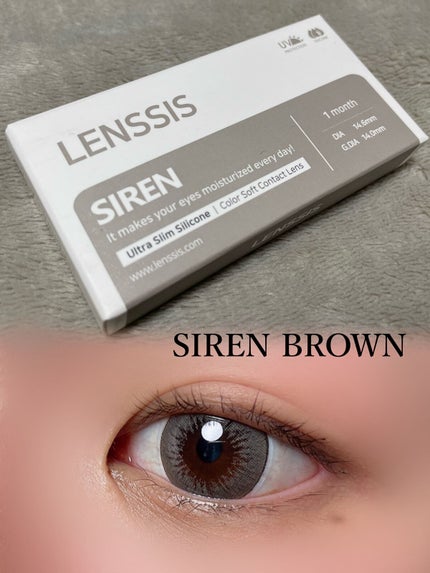 セイレンシリーズ/LENSSIS/カラーコンタクトレンズを使ったクチコミ(1枚目)