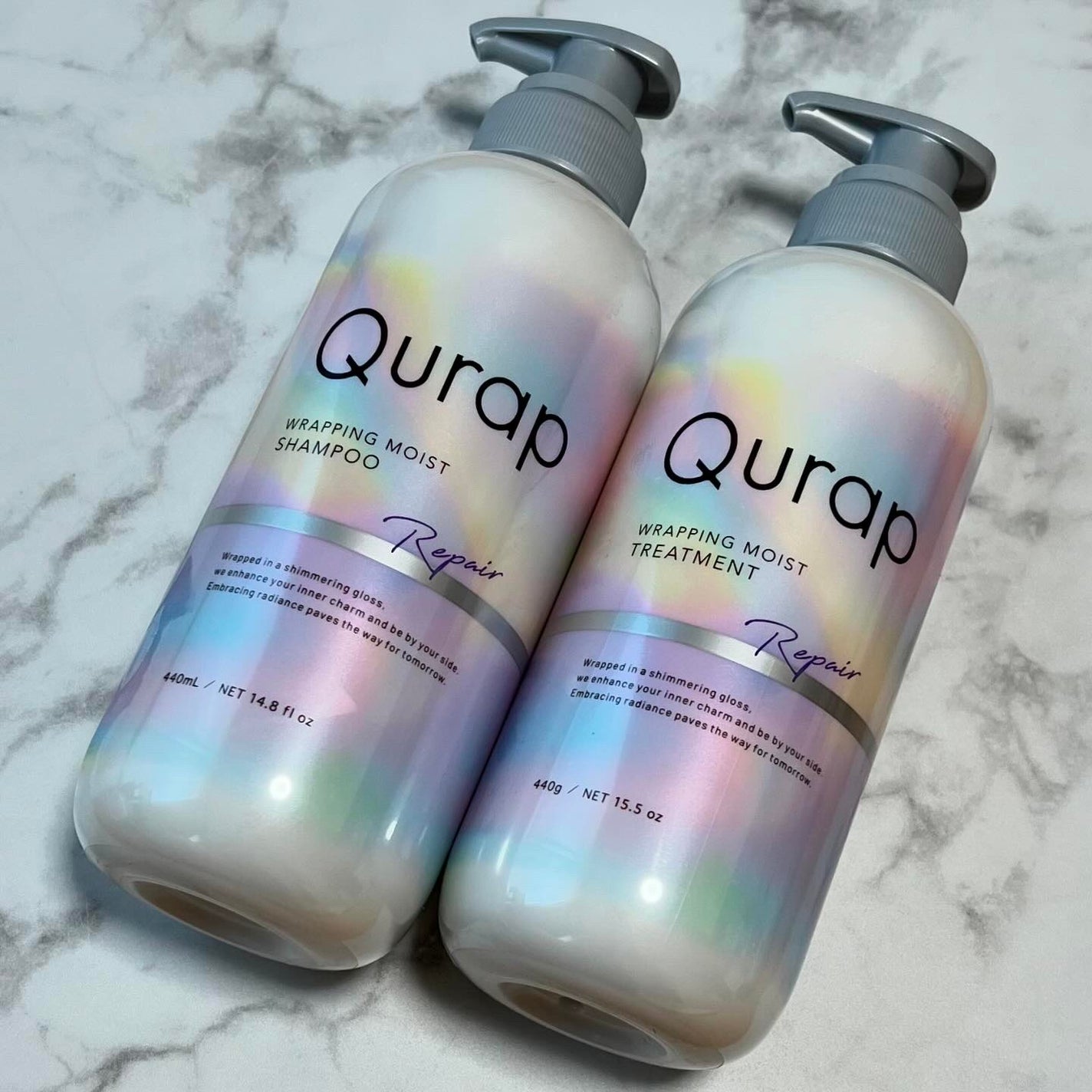 ラッピングモイストシャンプー/トリートメント/Qurap/市販シャンプーを使ったクチコミ(2枚目)