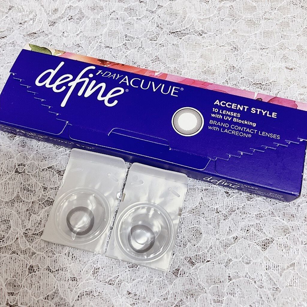 ワンデーアキュビュー®ディファイン®モイスト® アクセント スタイル/アキュビュー® ディファイン®/ワンデー（１DAY）カラコンを使ったクチコミ（1枚目）